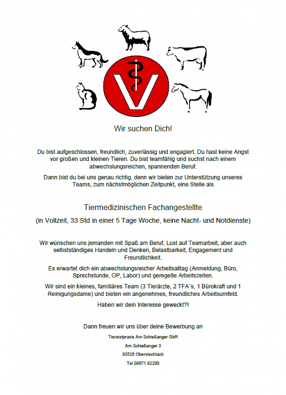 Wir suchen TFA